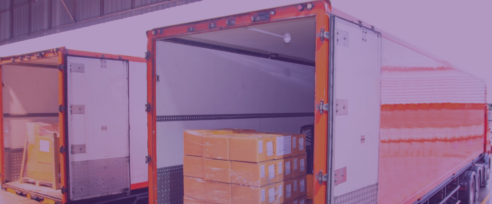 Transporte mercancías paletizadas